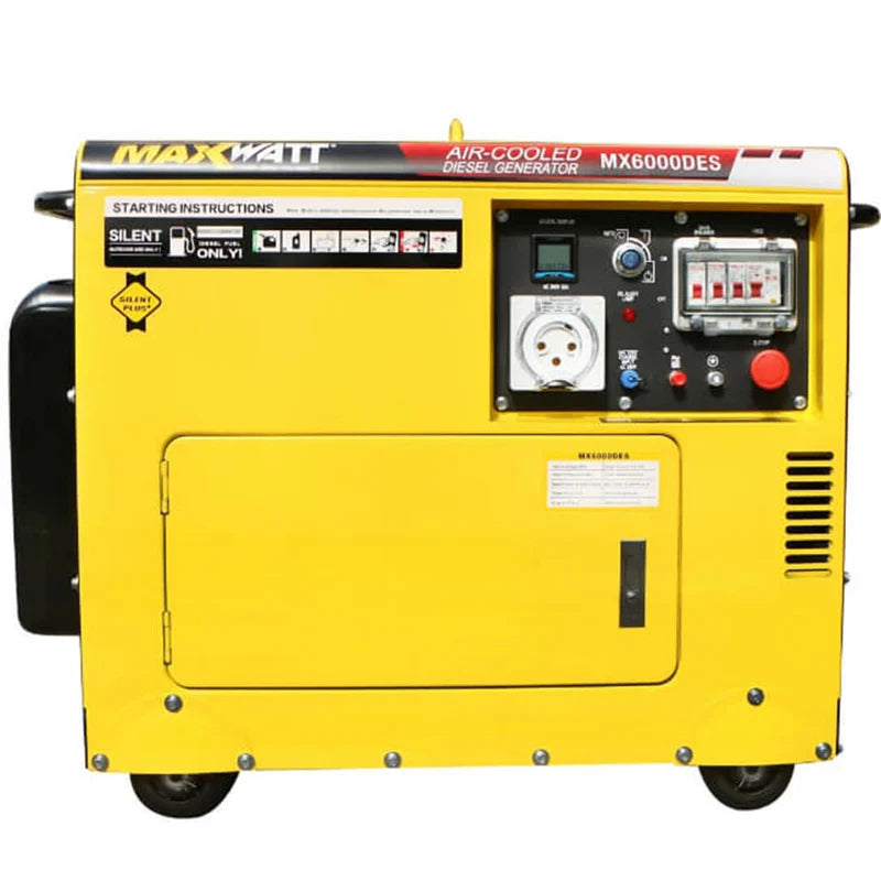 6kVA Silenced Diesel Generator